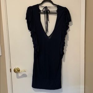 Lux Ruffle sleeve dress